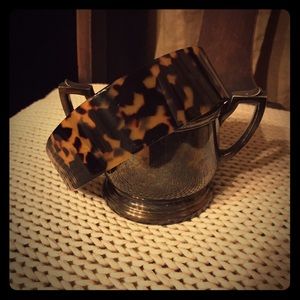 J Crew wide tortoise headband